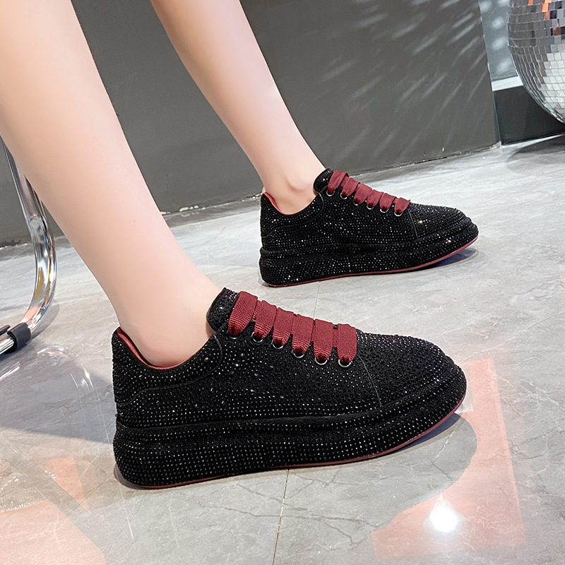 Moterys mikrofibro batai su odine vidine danga, PU įdėklas, gumos padas, žemas kulkšnies aukštis, raišteliai