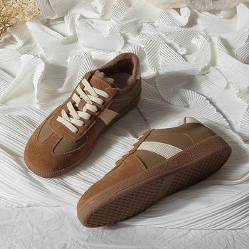 Unisex odiniai sportbačiai raišteliais, žemas siluetas, lengvi, kvėpuojantys, kasdienio retro stiliaus