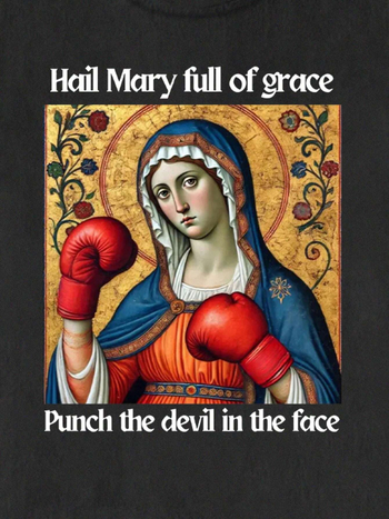 Μπλούζα T‑shirt με εκτύπωση καρτούν, street hipster στυλ, στρογγυλός λαιμός, κοντό μανίκι, πολυεστέρας με ελαστάνη