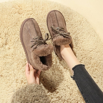 Moteriški Mary Jane bateliai su pūkine vidine, viršutinė dalis drobė, gumos padas, išleistas 2024 metų žiemą, tinkamas pavasariui