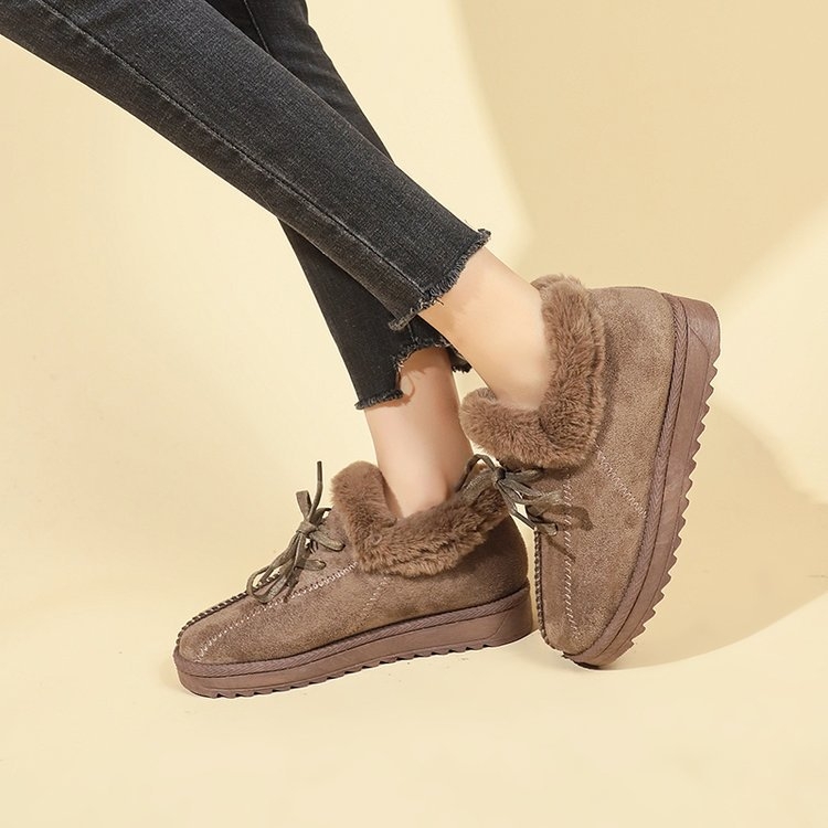 Moteriški Mary Jane bateliai su pūkine vidine, viršutinė dalis drobė, gumos padas, išleistas 2024 metų žiemą, tinkamas pavasariui