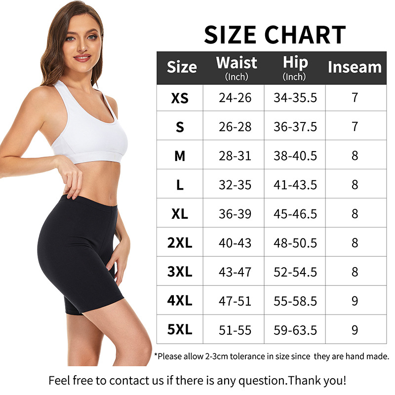 3-osaline naiste joogapükste komplekt keskmise taljega — puuvillased lühikesed püksid igapäevaseks kandmiseks