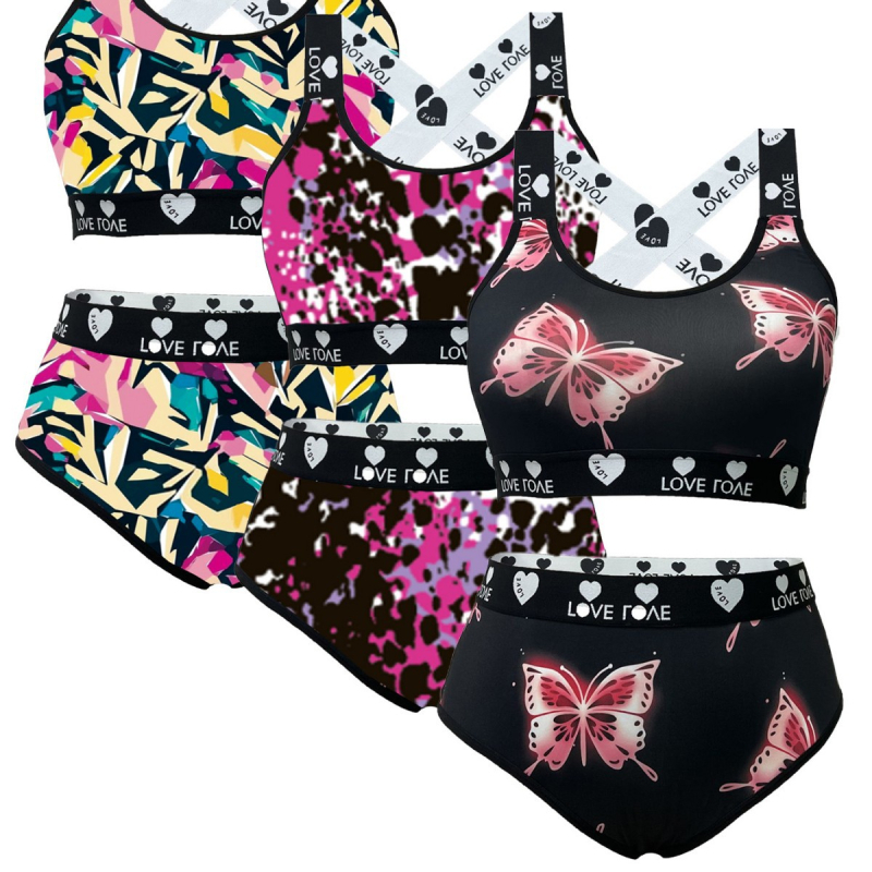 Xinyu nailoninis liemenėlės komplektas marškinėlių stiliumi, su pilna kausu, be formavimo, fiksuoti dvigubi petnešos, poliesterio įdėklas 90–95%