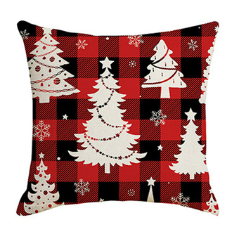 Калъф за възглавница - памук и лен, модерен минимализъм, бродерия, ресни, печат, модел 20414053978, пълнеж PP памук