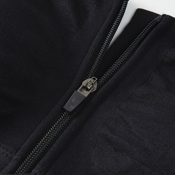 Αθλητικό σουτιέν με μπροστινό φερμουάρ, χωρίς ραφές, υψηλής στήριξης, κάψες 3/4 με αφρώδες κάλυμμα