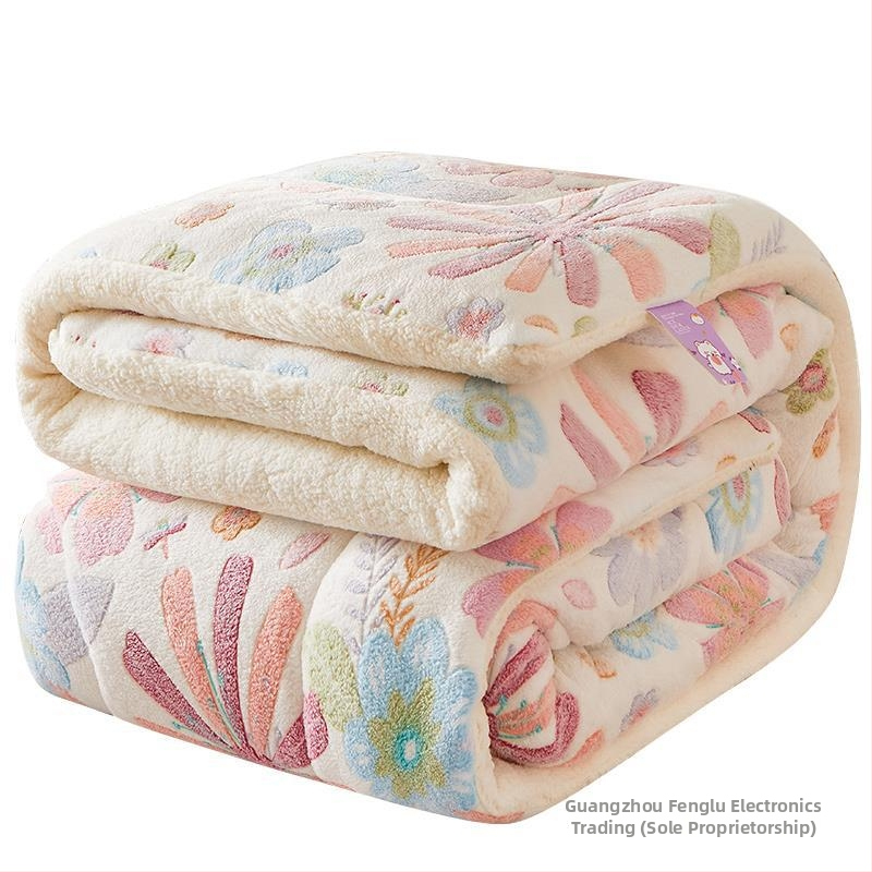 Žieminis pledas iš avių vilnos fliso, 100% medvilnės audinys, užpildas iš sojų pluošto, 0.5 kg