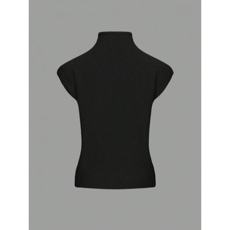 Moterinis kardiganas laisvo kirpimo, aukštas kaklas, atvira nugara, pavasaris 2025