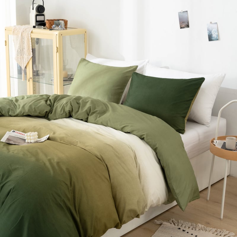 Trys dalių patalynės komplektas — cheminiai pluoštai, twill audinys, reaktyvus spausdinimas ir dažymas, svoris 90