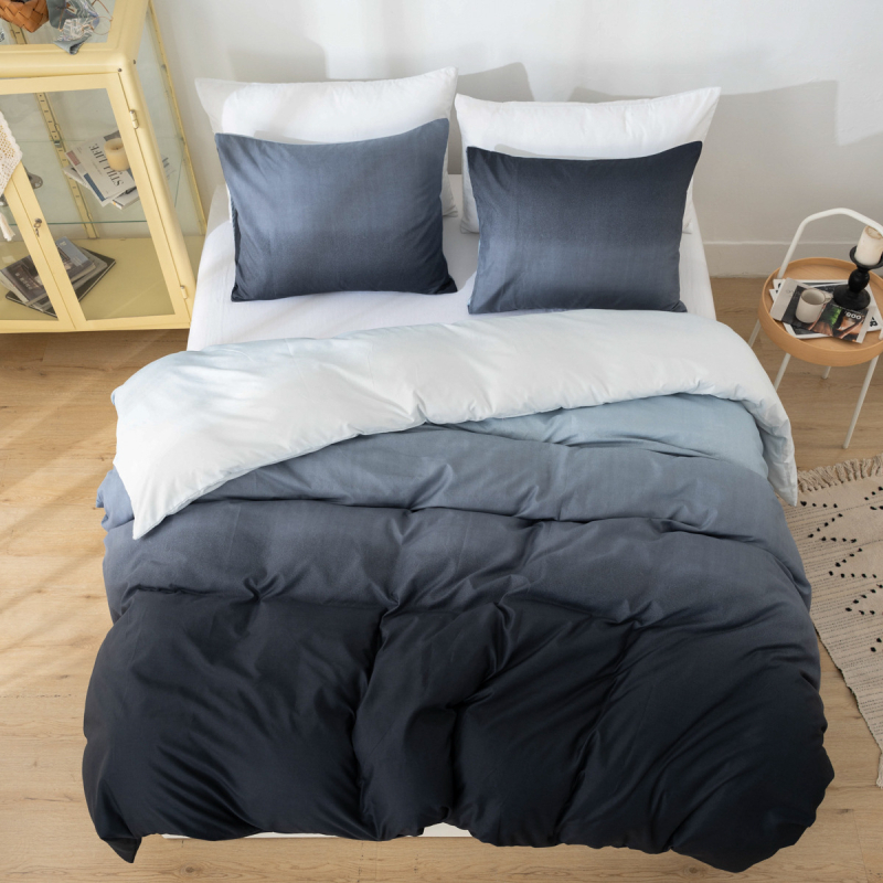 Trys dalių patalynės komplektas — cheminiai pluoštai, twill audinys, reaktyvus spausdinimas ir dažymas, svoris 90