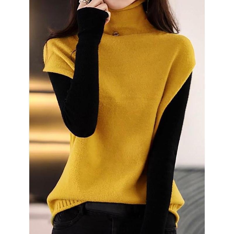 Atviras nugaros kardiganas su dirbtinėmis sagėmis, aukštas apykaklės, laisvas kirpimas, dryžuotas corduroy audinys su lino kiekiu ir fliso pamušalu