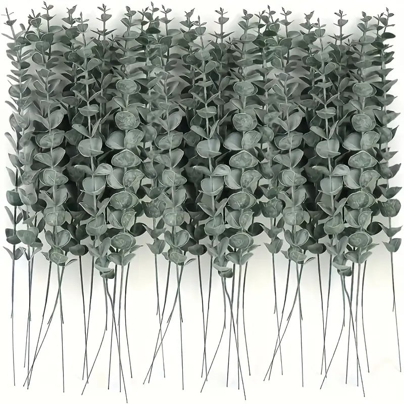 Dirbtinės eukalipto gėlės fotografijos rekvizitams ir namų dekorui – rankų darbo, įvairovė: eukaliptas