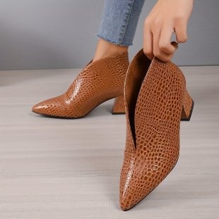 Férfi tassel bakancs - valódi bőr, báránybőr bélés, alacsony szár, pull-on kialakítás, gumitalp