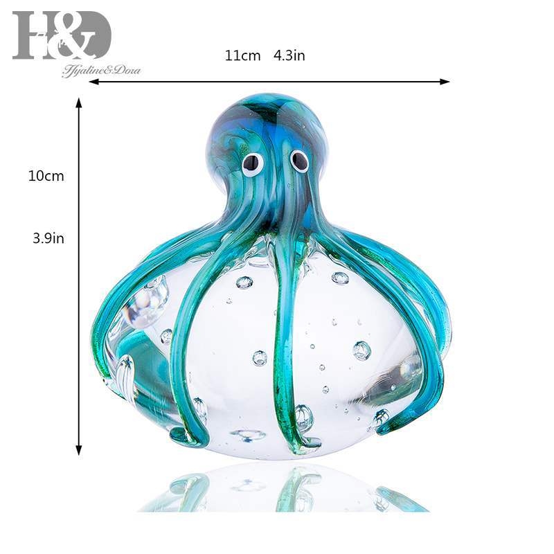 Kézzel készített polip akváriumi dekoráció – tengeri élővilág modell, születésnapi ajándék, üzleti/reklám ajándék