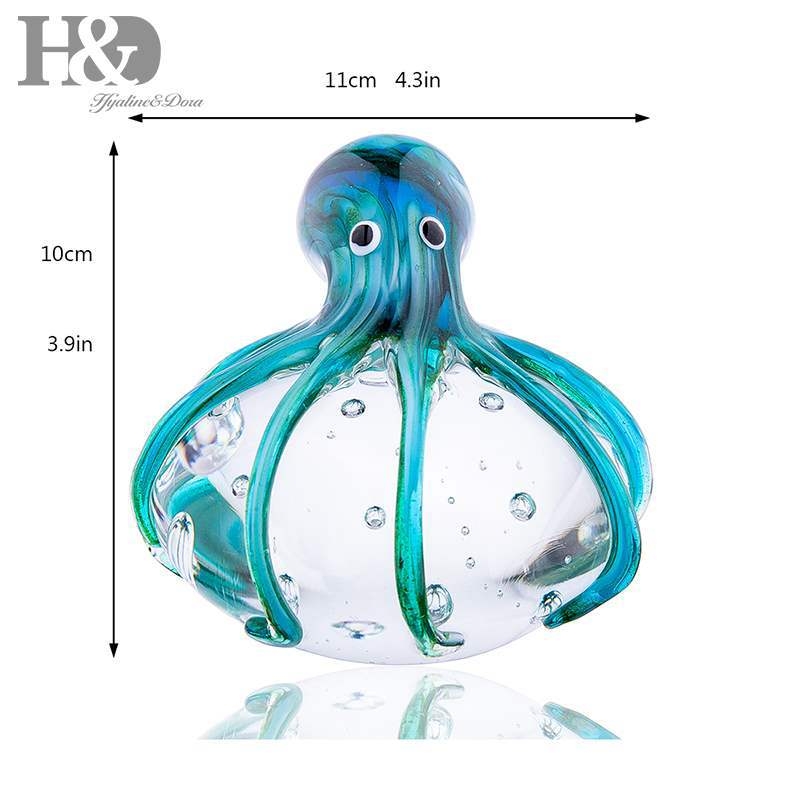 Kézzel készített polip akváriumi dekoráció – tengeri élővilág modell, születésnapi ajándék, üzleti/reklám ajándék