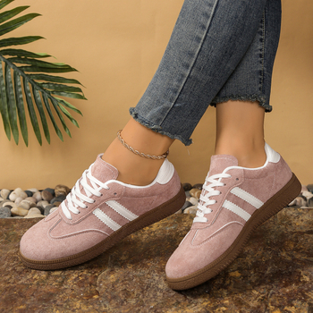 Agan batai unisex su apvalia nosimi – kasdieniai sportbačiai, kvėpuojanti lengva zomšos viršutinė dalis, guminė pada, raišteliai, žemas profilis