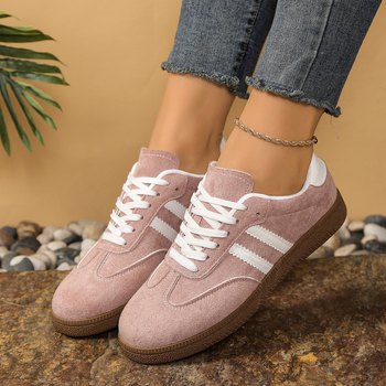 Agan batai unisex su apvalia nosimi – kasdieniai sportbačiai, kvėpuojanti lengva zomšos viršutinė dalis, guminė pada, raišteliai, žemas profilis