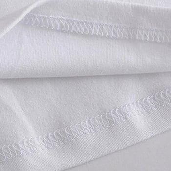 Oversize pamučna majica s tiskom ruže, kratki rukavi, okrugli izrez