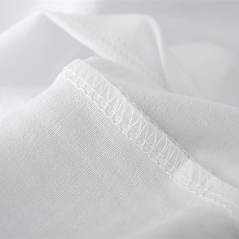 Oversize pamučna majica s tiskom ruže, kratki rukavi, okrugli izrez