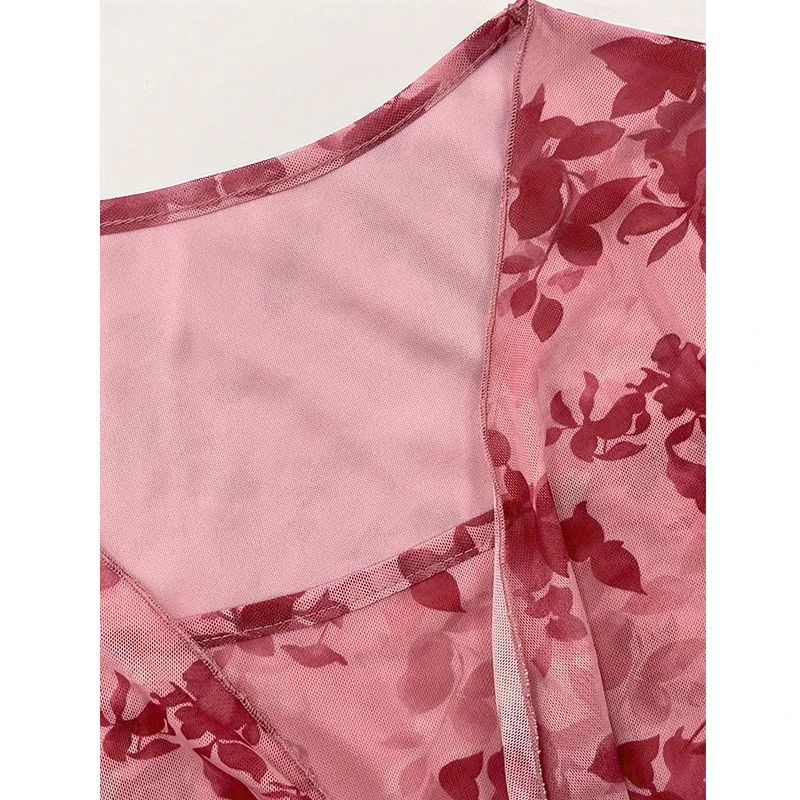 V formos kaklas, geometrijos raštas, ilgomis rankovėmis marškiniai, chenille audinys, viskozės pluoštas