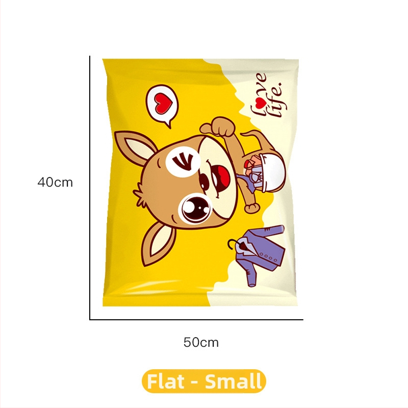 Kangaroo vakuuminė suspaudimo maišelis antklodei laikyti | 3D siurbimo dizainas, PA-PE medžiaga, Modelis: suspaudimo maišelis