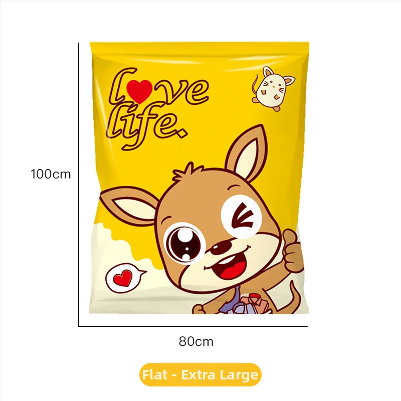 Kangaroo vakuuminė suspaudimo maišelis antklodei laikyti | 3D siurbimo dizainas, PA-PE medžiaga, Modelis: suspaudimo maišelis