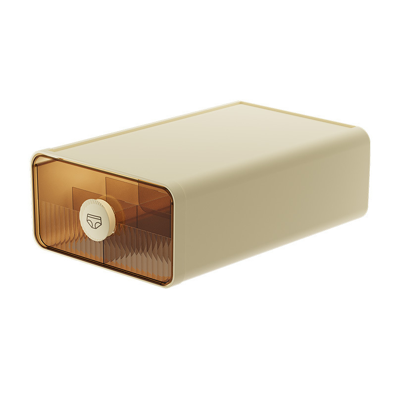 Кутия за бельо за съхранение, чекмедж-тип, пластмаса от пшенични влакна, 18 л, модел 50303s, защита срещу насекоми