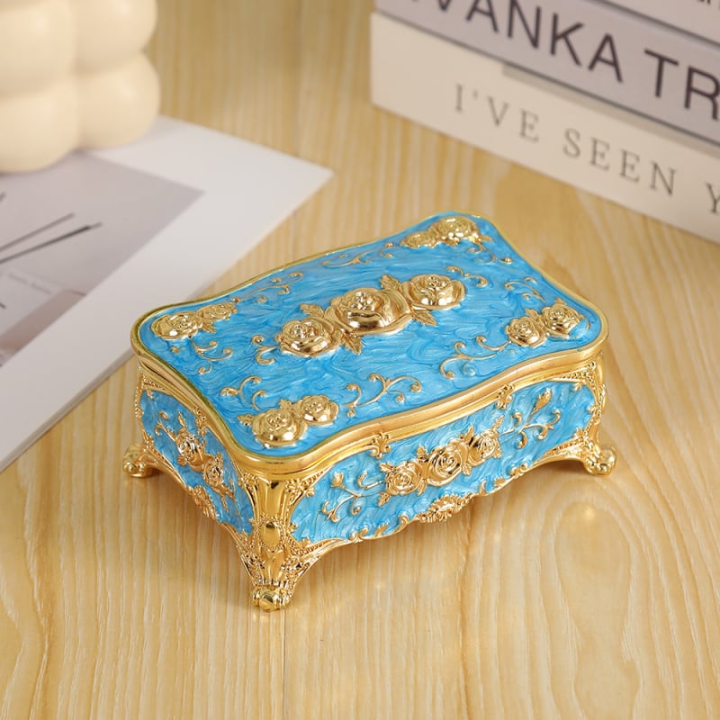 Кутия за бижута с раирана шарка, модерен минималистичен стил, нестандартен материал, възможност за персонализация