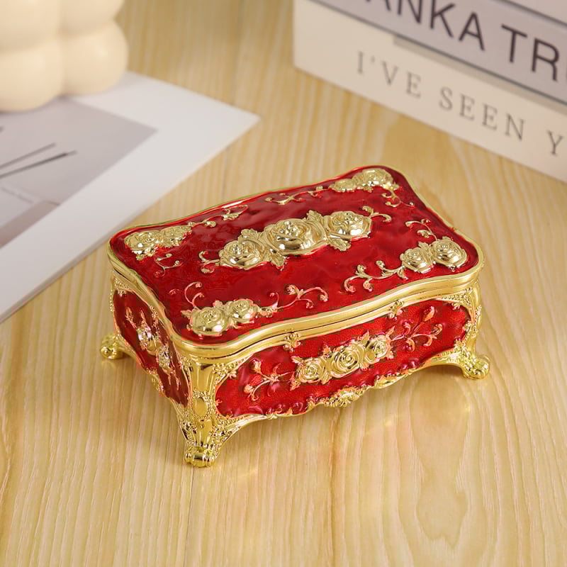 Кутия за бижута с раирана шарка, модерен минималистичен стил, нестандартен материал, възможност за персонализация