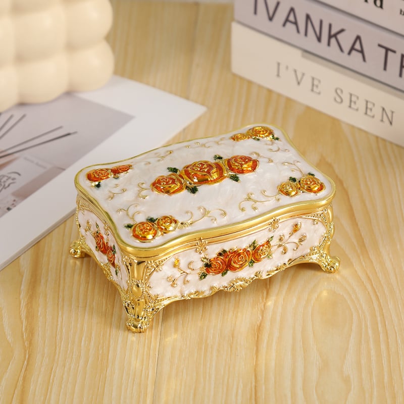 Кутия за бижута с раирана шарка, модерен минималистичен стил, нестандартен материал, възможност за персонализация