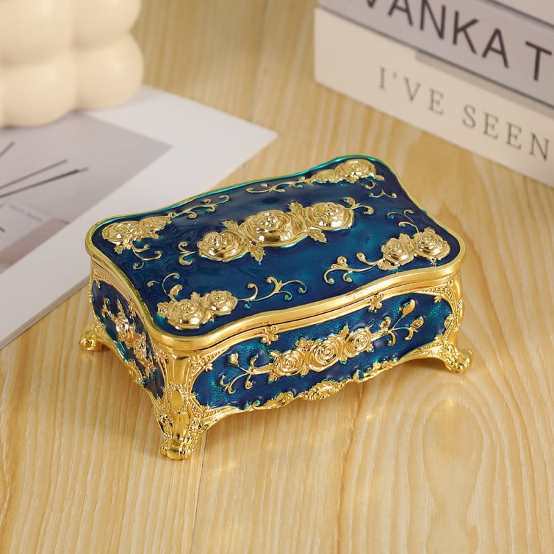 Кутия за бижута с раирана шарка, модерен минималистичен стил, нестандартен материал, възможност за персонализация