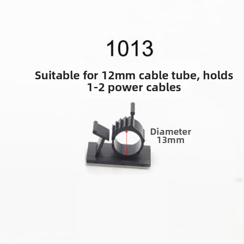 Kabelių organizatorius su lipniais laikikliais, be gręžimo, staliniam laidų tvarkymui