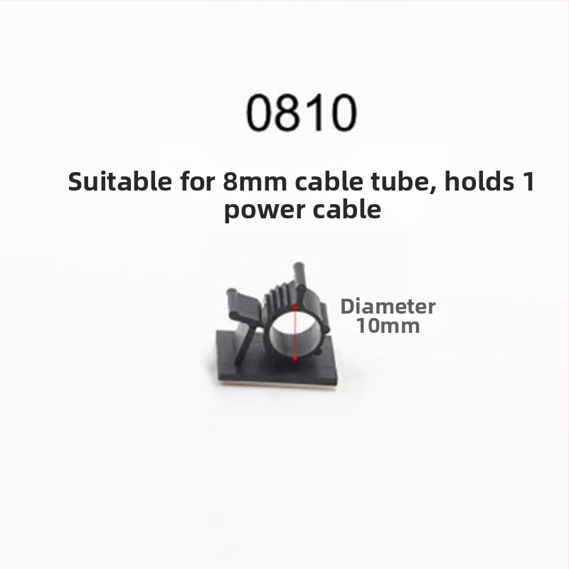 Kabelių organizatorius su lipniais laikikliais, be gręžimo, staliniam laidų tvarkymui