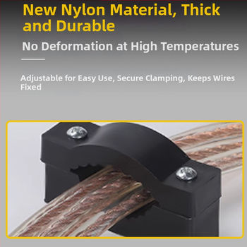 Paks plastikust kaablite kinnitamise klips