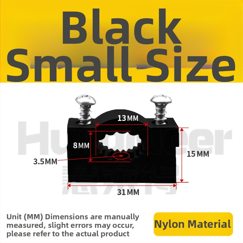 Paks plastikust kaablite kinnitamise klips