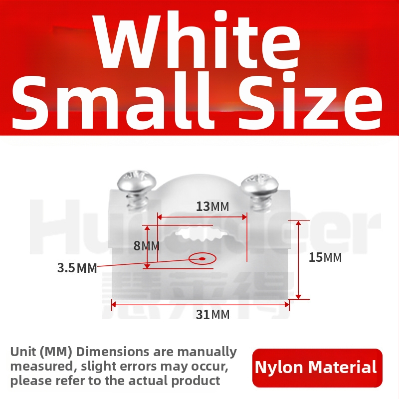 Paks plastikust kaablite kinnitamise klips