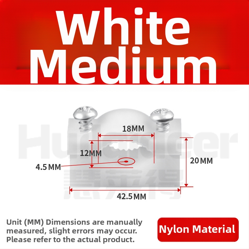 Paks plastikust kaablite kinnitamise klips