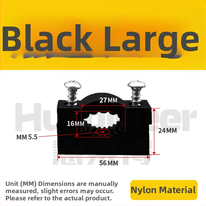 Paks plastikust kaablite kinnitamise klips