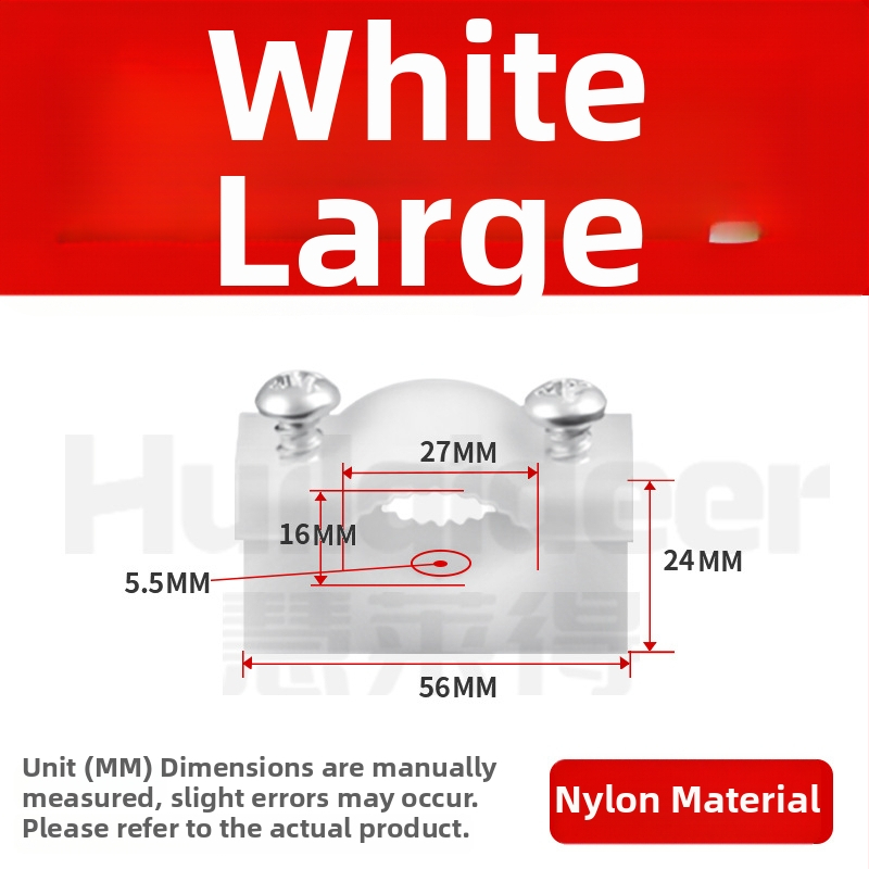 Paks plastikust kaablite kinnitamise klips