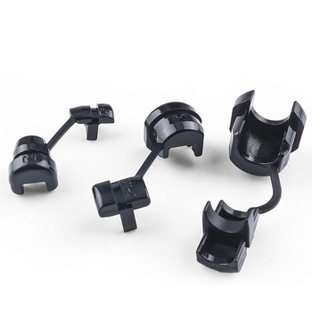 Clip de cablu de alimentare din plastic, model 4N-4, pentru cabluri rotunde și plate, protecție a instalațiilor interioare