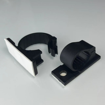 Clip autoadeziv pentru cabluri, clemă cu cataramă — organizator de cabluri reglabil pentru birou, montaj pe perete fără găuri