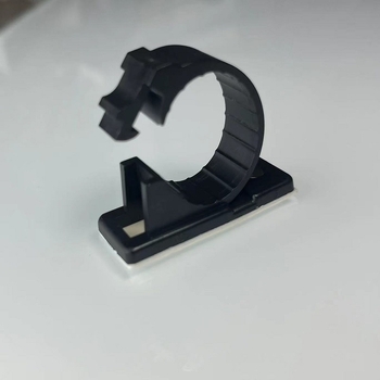 Clip autoadeziv pentru cabluri, clemă cu cataramă — organizator de cabluri reglabil pentru birou, montaj pe perete fără găuri