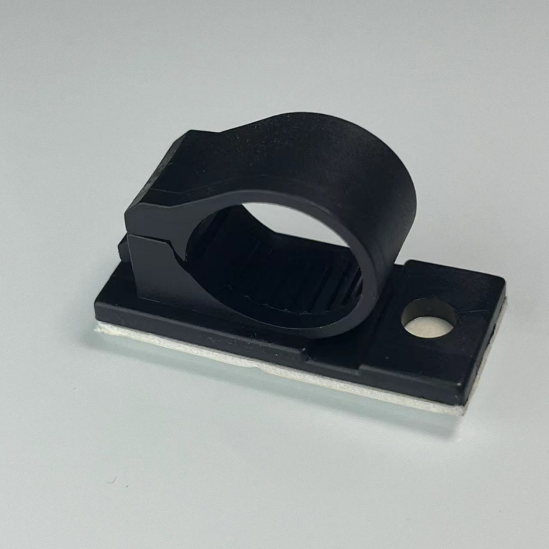 Clip autoadeziv pentru cabluri, clemă cu cataramă — organizator de cabluri reglabil pentru birou, montaj pe perete fără găuri