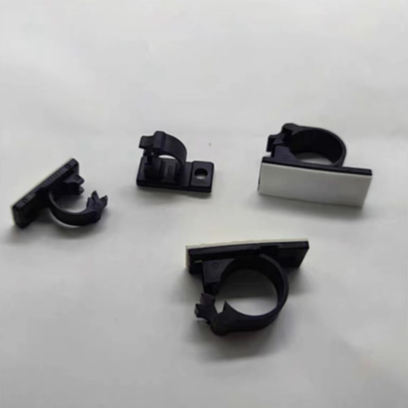 Clip autoadeziv pentru cabluri, clemă cu cataramă — organizator de cabluri reglabil pentru birou, montaj pe perete fără găuri