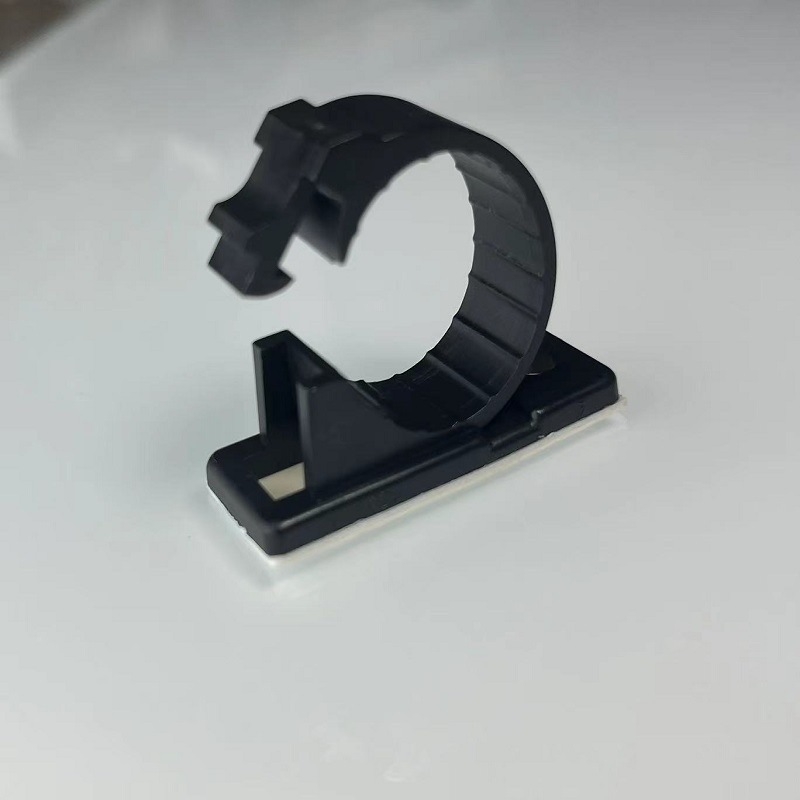 Clip autoadeziv pentru cabluri, clemă cu cataramă — organizator de cabluri reglabil pentru birou, montaj pe perete fără găuri