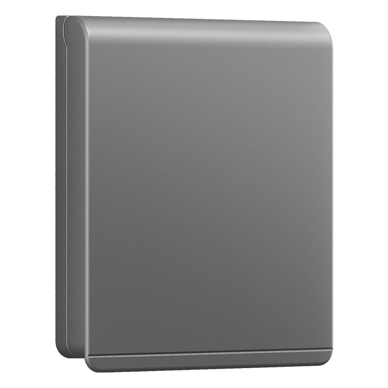 86-тип ултра тънък водоустойчив капак за баня за ключове и контакти, самозалепващ монтаж, корпус от PC (Ouben)