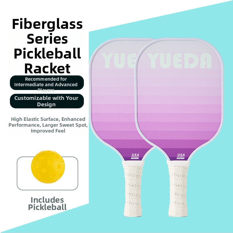 Pickleballi rekete komplekt – klaaskiust, 11 mm paksus, kaal 230–250 g, bränd Enjoy Sports