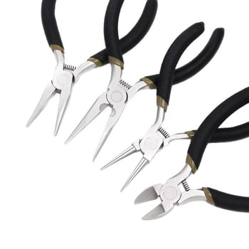 Set alata za nakit – ručno izrađeni DIY alati za navlačenje perli i omatanje žice, kliješta s igličastim vrhom, metal s galvaniziranim premazom