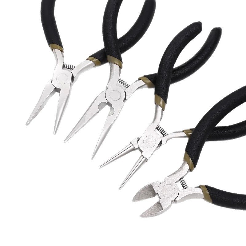 Set alata za nakit – ručno izrađeni DIY alati za navlačenje perli i omatanje žice, kliješta s igličastim vrhom, metal s galvaniziranim premazom