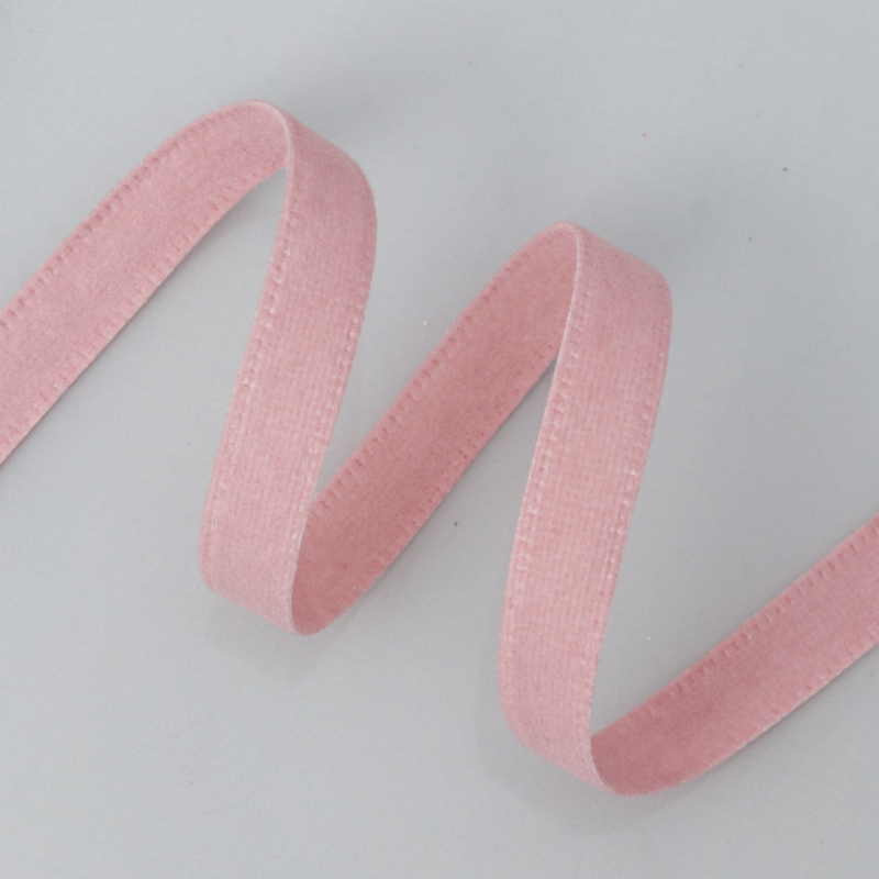 Двустранна велурена лента в корейски стил, найлон, за DIY панделки и аксесоари за коса