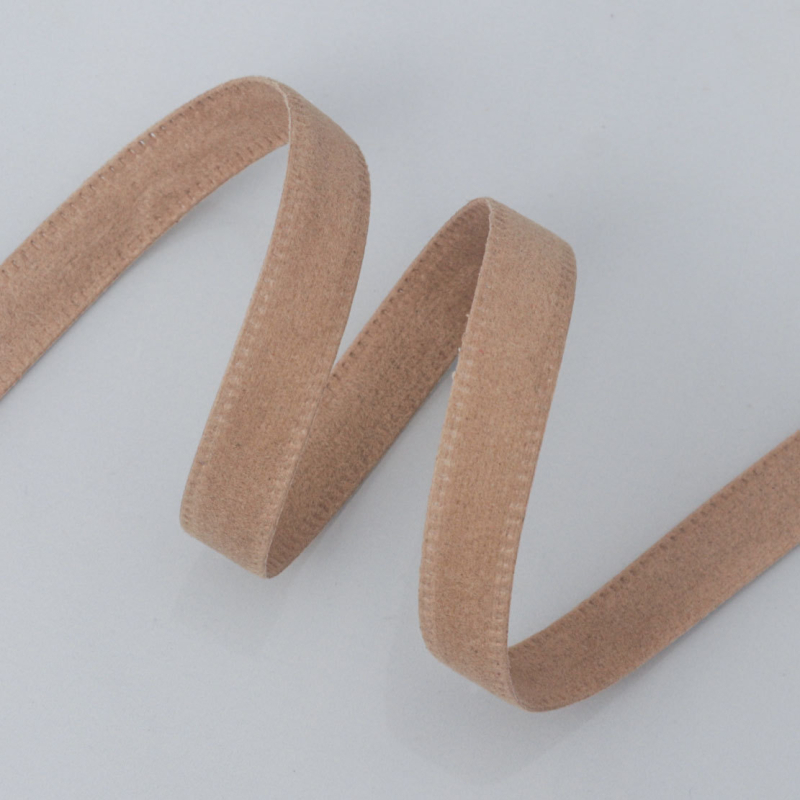 Двустранна велурена лента в корейски стил, найлон, за DIY панделки и аксесоари за коса